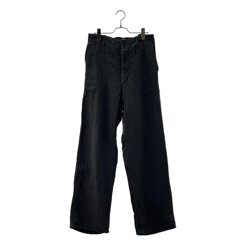 ​NIGEL CABOURN / ナイジェルケーボン | リネン ピンオックス フレンチワークパンツ | 32 | メンズ