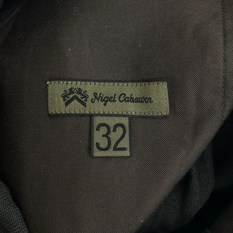 ​NIGEL CABOURN / ナイジェルケーボン | リネン ピンオックス フレンチワークパンツ | 32 | メンズ