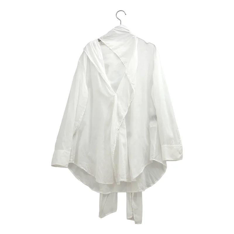 YOHJI YAMAMOTO / ヨウジヤマモト | 2023SS | collections アシンメトリー シャツ FZ-B61-202 | 1 | レディース