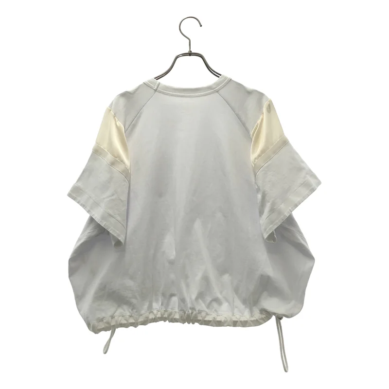 sacai / サカイ | Solid Satin Cotton Jersey T-SHIRT カットソー | 2 | レディース