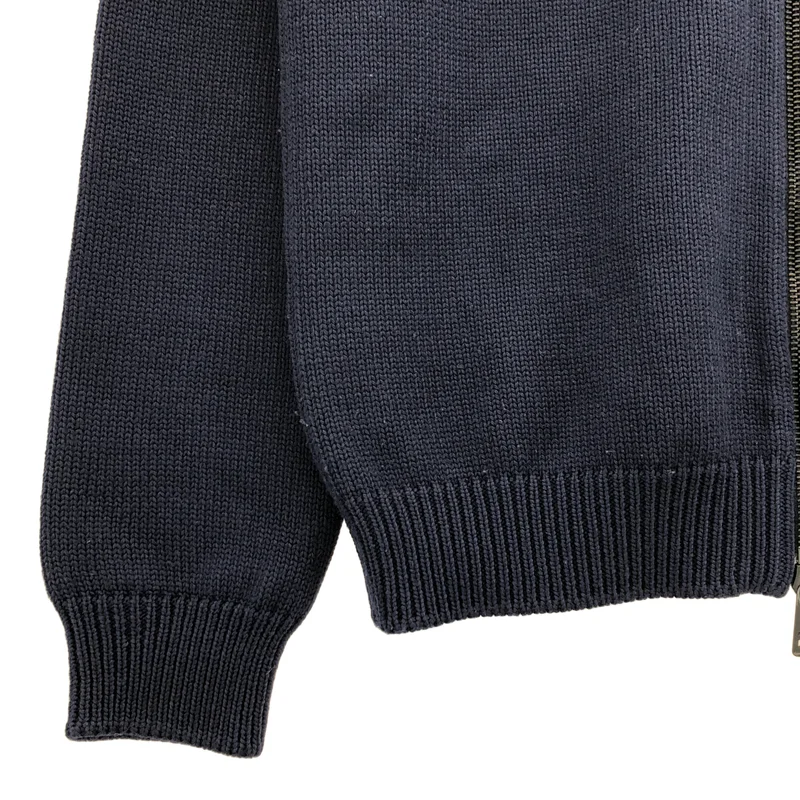 JIL SANDER / ジルサンダー | ウール ジップアップ ニットカーディガン | 44 | メンズ