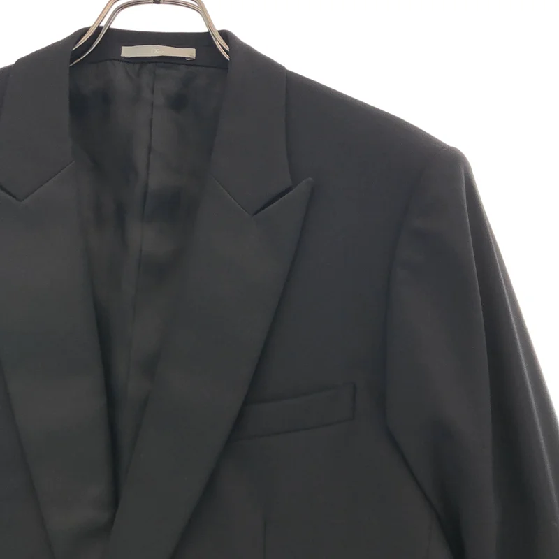 Dior homme / ディオールオム | セットアップ / サテン切替 スモーキングジャケット / サイドライン スラックス | 48 | メンズ