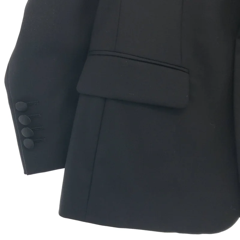 Dior homme / ディオールオム | セットアップ / サテン切替 スモーキングジャケット / サイドライン スラックス | 48 | メンズ