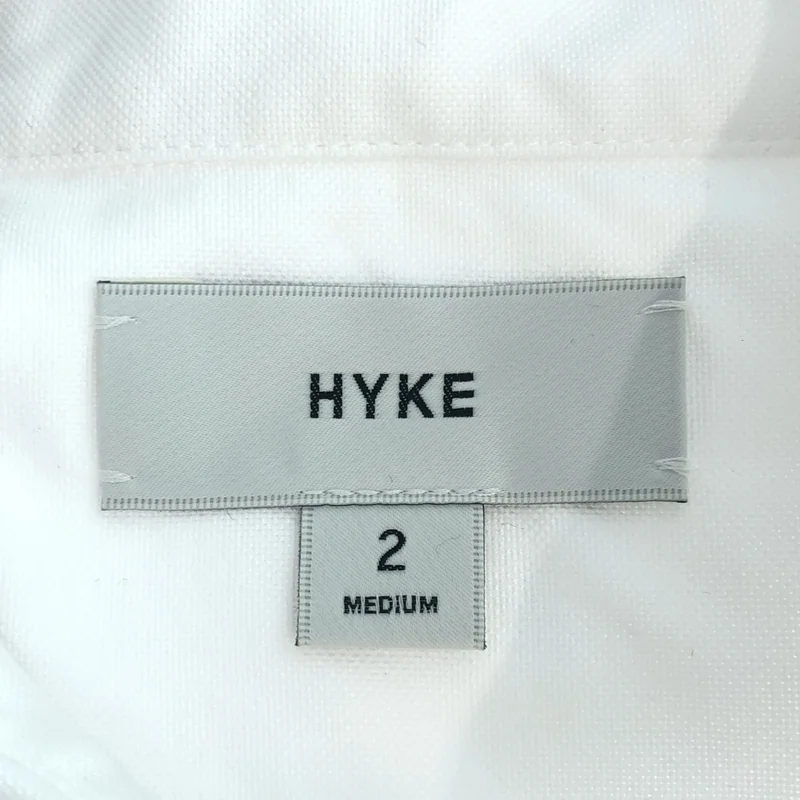 HYKE / ハイク | 2025SS | OXFORD B.D. SHIRT WITH SHEER SLEEVE シアー切替 シャツ | 2 | レディース