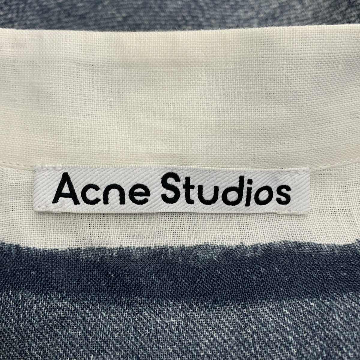 Acne Studios / アクネストゥディオズ | リネン 転写プリント シャツ
