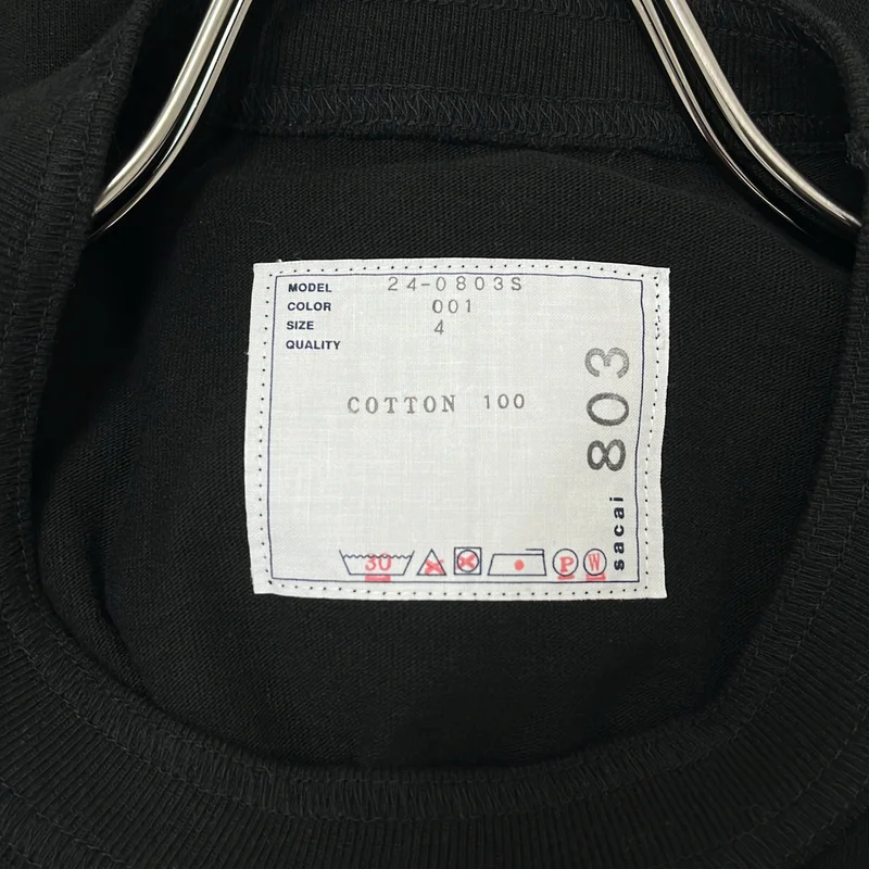sacai / サカイ | スローガン プリント Tシャツ | 4 | メンズ
