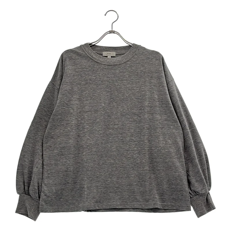 HYKE / ハイク | コットン混 ボリュームスリーブTシャツ | 1 | レディース