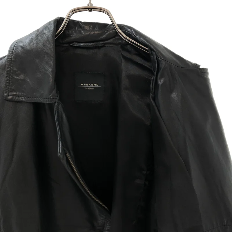 WEEKEND MAX MARA / ウィークエンドマックスマーラ | レザージャケット 54460139070 | 42 | レディース