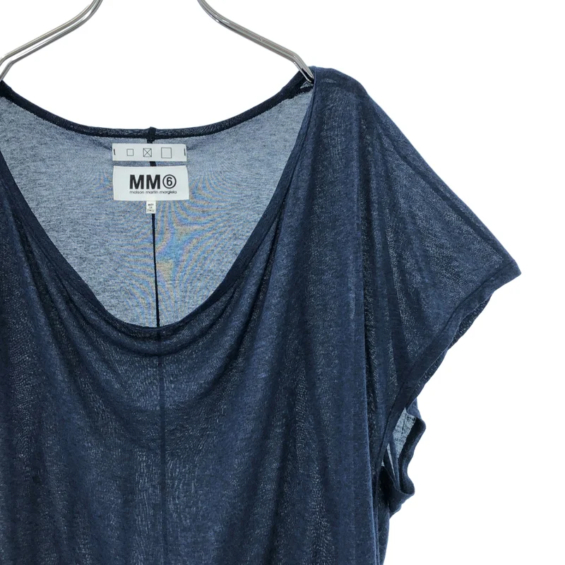 MM6 Maison Martin Margiela / エムエムシックスメゾンマルタンマルジェラ | 2013SS | ドレープノースリーブカットソー | S | レディース