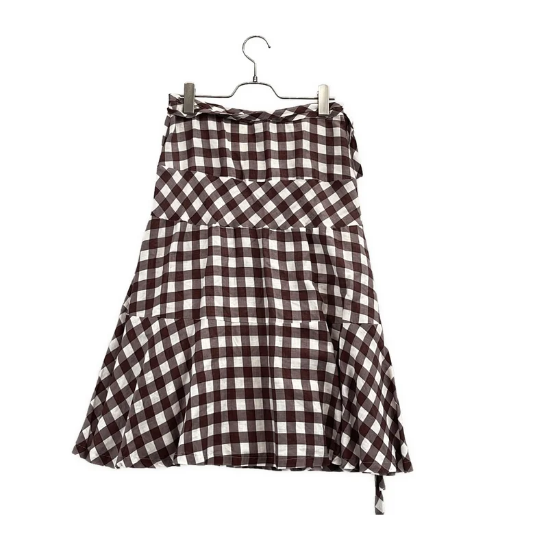 tricot COMME des GARCONS / トリココムデギャルソン | 2009SS | リネン ギンガムチェック ラップスカート |