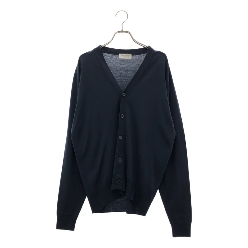JOHN SMEDLEY / ジョンスメドレー | エクストラファイン メリノウール ニットカーディガン | M | メンズ