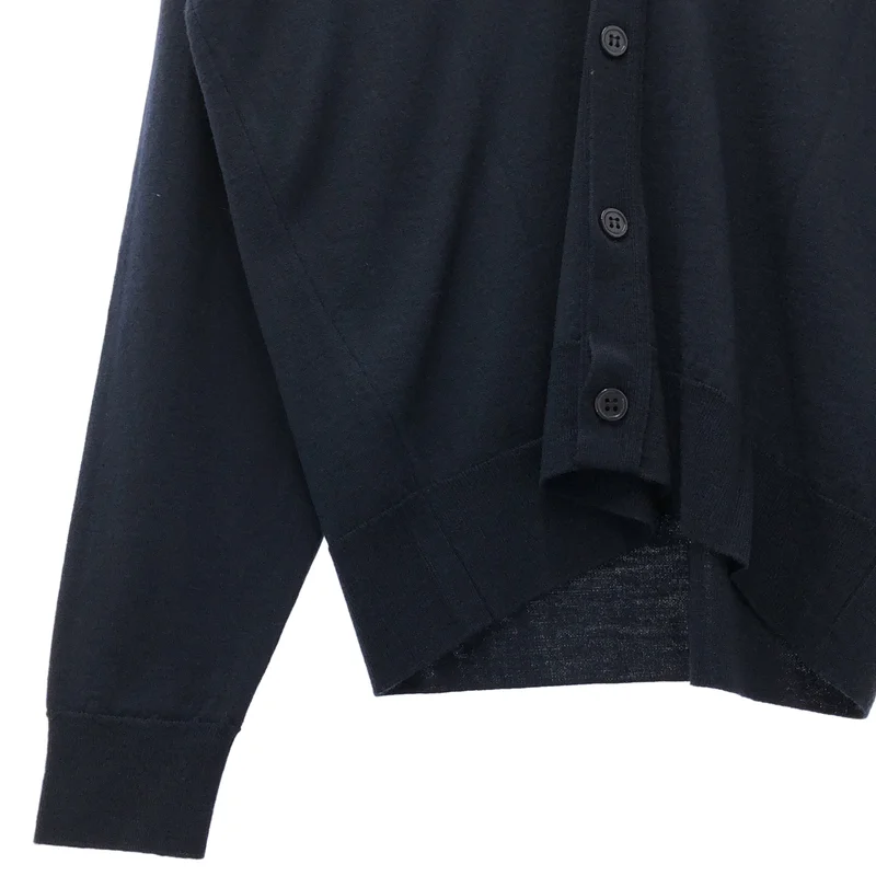 JOHN SMEDLEY / ジョンスメドレー | エクストラファイン メリノウール ニットカーディガン | M | メンズ