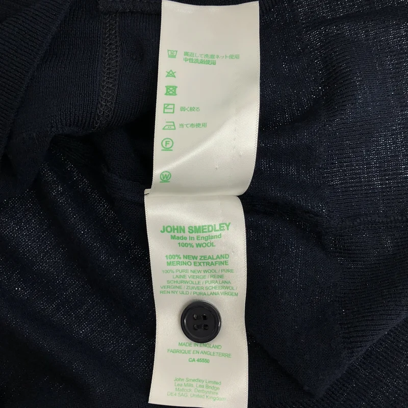 JOHN SMEDLEY / ジョンスメドレー | エクストラファイン メリノウール ニットカーディガン | M | メンズ