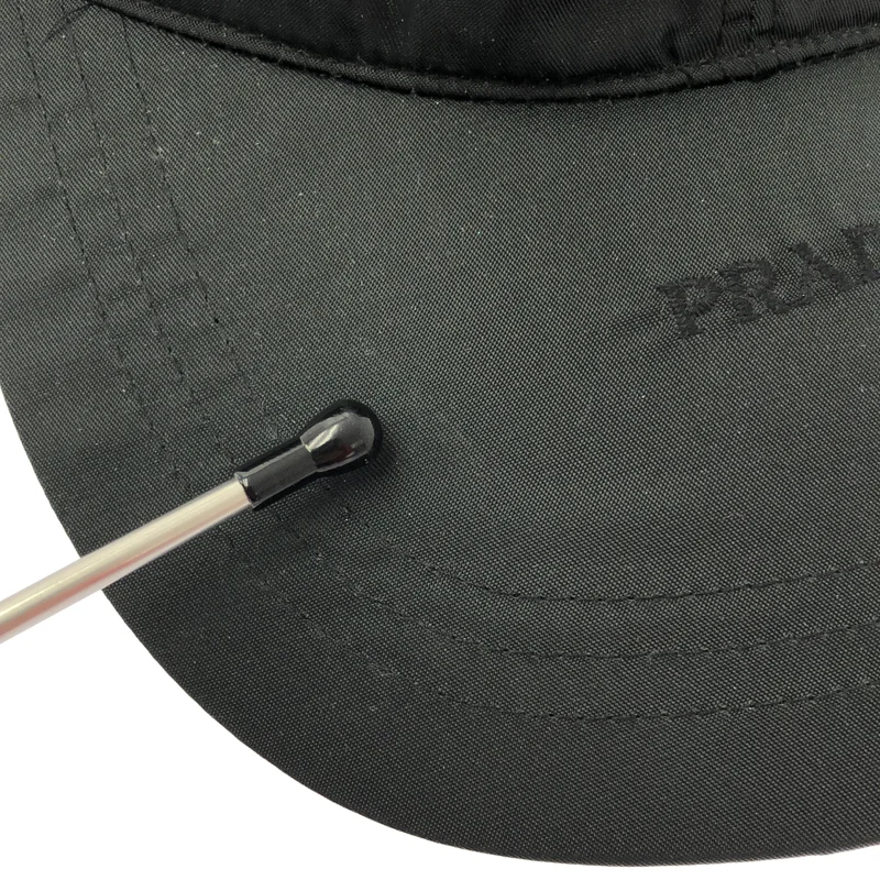 PRADA / プラダ | ナイロン ロゴ刺しゅう キャップ |