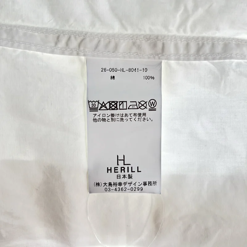 HERILL / ヘリル | Broad Work Shirt ブロード ワーク シャツ | 0 | メンズ