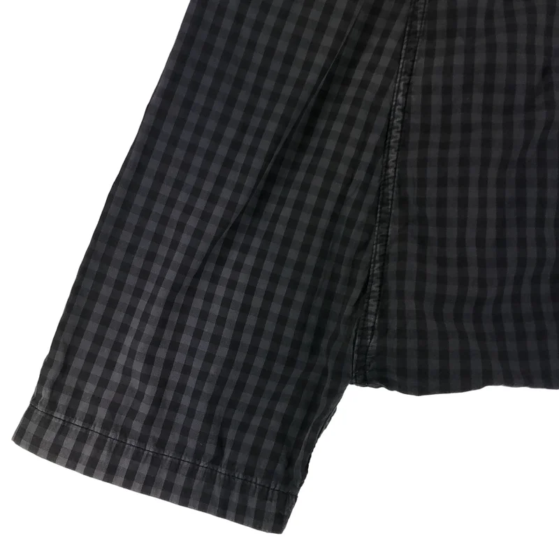BLACK COMME des GARCONS / ブラックコムデギャルソン | 2009SS | コットン チェック サルエル ショートパンツ | S | メンズ