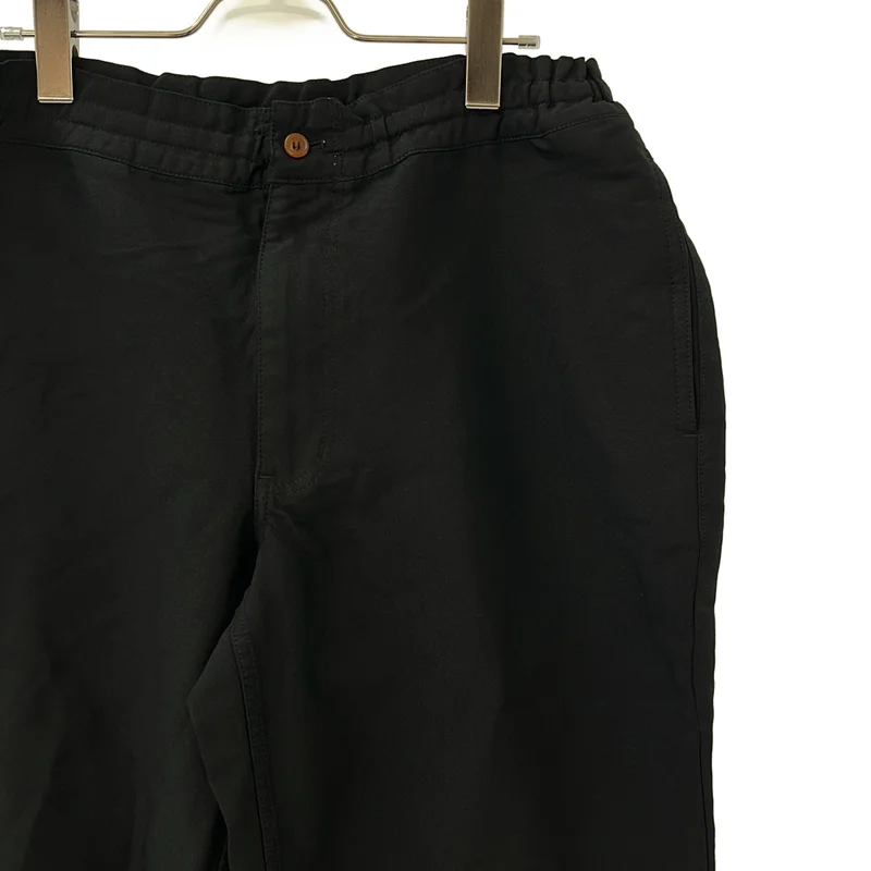 COMME des GARCONS HOMME DEUX / コムデギャルソンオムドゥ | 2018SS | ポリエステル 製品染め ドローストリング  テーパード ワイドパンツ | M | メンズ
