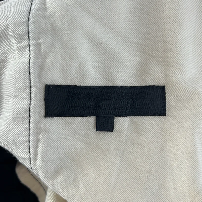 COMME des GARCONS HOMME DEUX / コムデギャルソンオムドゥ | 2018SS | ポリエステル 製品染め ドローストリング  テーパード ワイドパンツ | M | メンズ