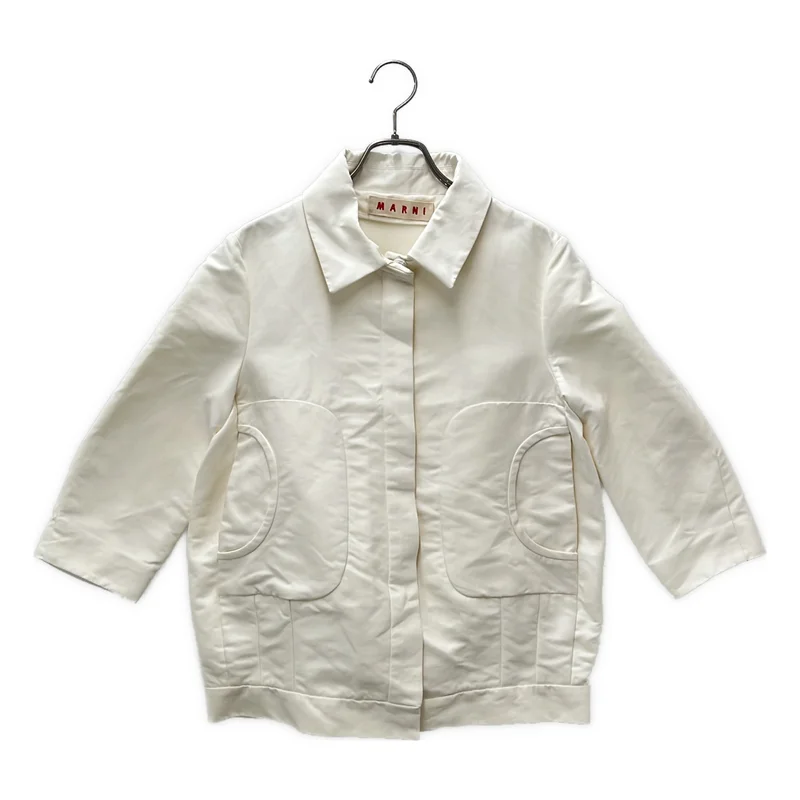 MARNI / マルニ | コットン スナップボタン ジャケット | 40 | レディース