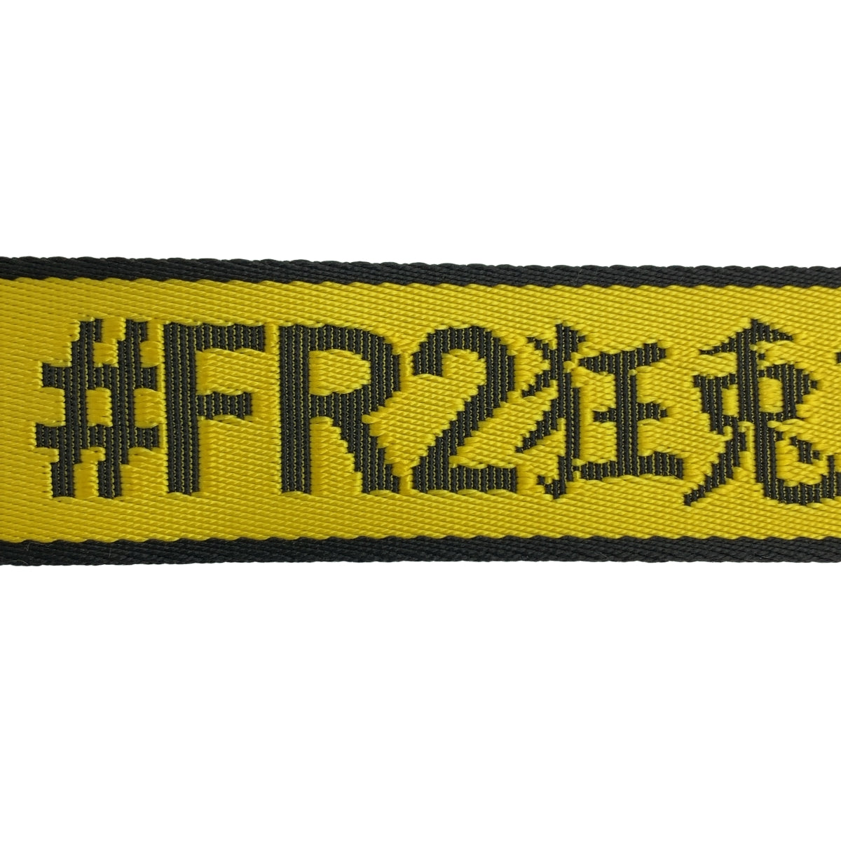 【新品】  FR2 / エフアールツー | ロゴ ガチャベルト | イエロー/ブラック | メンズ 新品】 FR2 / エフアールツー | ロゴ ガチャベルト | イエロー