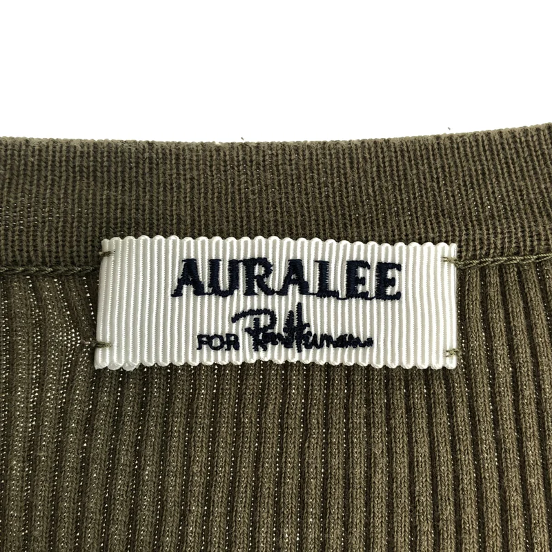 AURALEE / オーラリー | × Ron Herman / ローンハーマン リブ スリット カットソー | 1 | レディース
