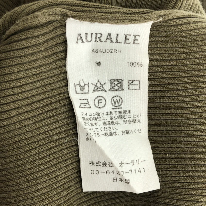 AURALEE / オーラリー | × Ron Herman / ローンハーマン リブ スリット カットソー | 1 | レディース