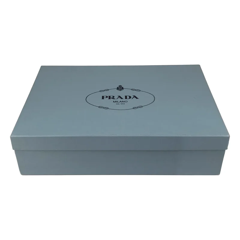 PRADA / プラダ | 三角ロゴプレート レザー  プラットフォーム ブーツ | 35 | レディース