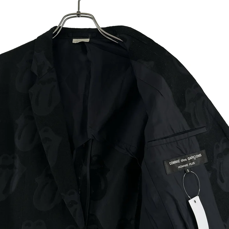 COMME des GARCONS HOMME PLUS / コムデギャルソンオムプリュス | 2006SS | ローリングストーンズ リップタン ジャガード テーラードジャケット | S | メンズ