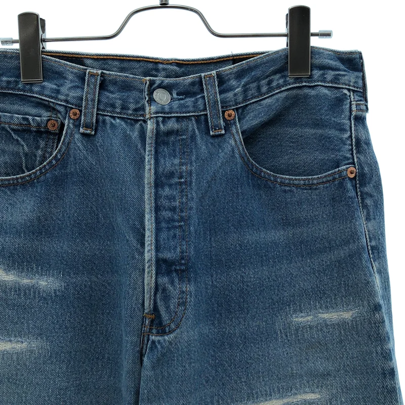 Shinzone / シンゾーン | × Levi's / 501 ダメージ加工 ストレートデニムパンツ | 29 | レディース