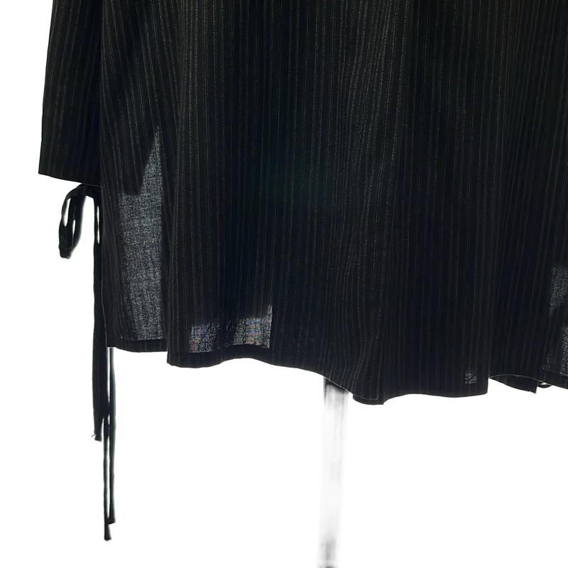 YOHJI YAMAMOTO POUR HOMME / ヨウジヤマモトプールオム | 2026SS | RAYON THIN STRIPE SLIT JACKET / レーヨン ストライプ スリット ジャケット | 2 | メンズ