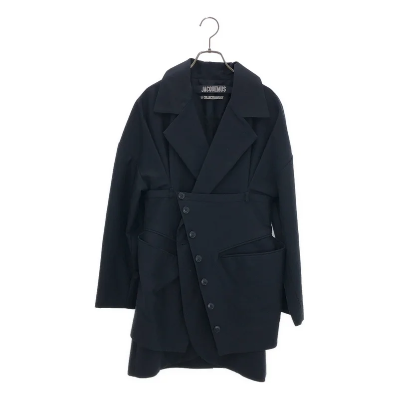 JACQUEMUS / ジャックムス | LA COLLECTIONNEUSE / 変形 レイヤード ロングジャケット | 36 | レディース