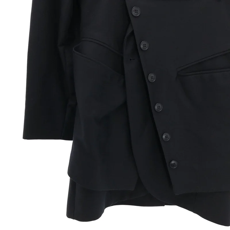 JACQUEMUS / ジャックムス | LA COLLECTIONNEUSE / 変形 レイヤード ロングジャケット | 36 | レディース