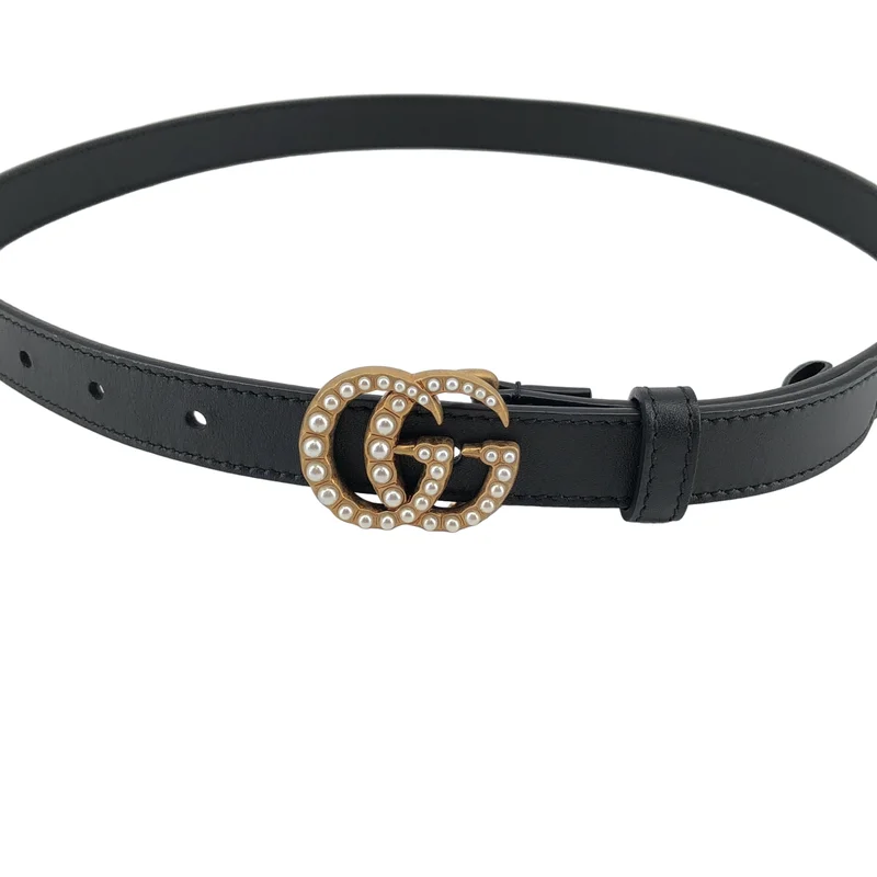 GUCCI / グッチ | GGマーモント パールバックル ベルト | 75 | その他