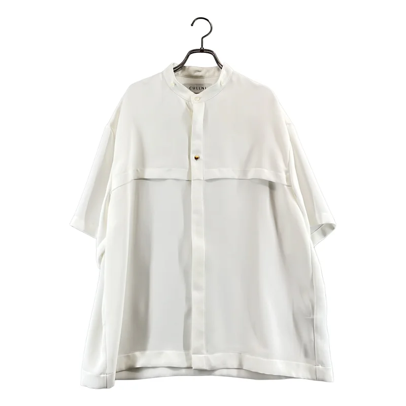 CULLNI / クルニ | Double Satin Removal collar Shirt シャツ | 2 | メンズ