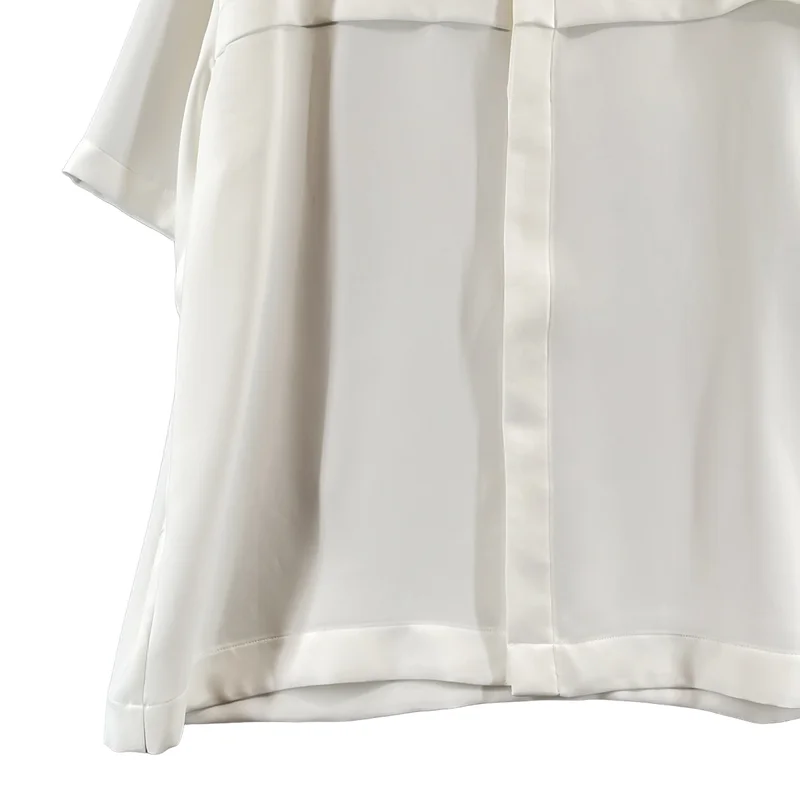 CULLNI / クルニ | Double Satin Removal collar Shirt シャツ | 2 | メンズ