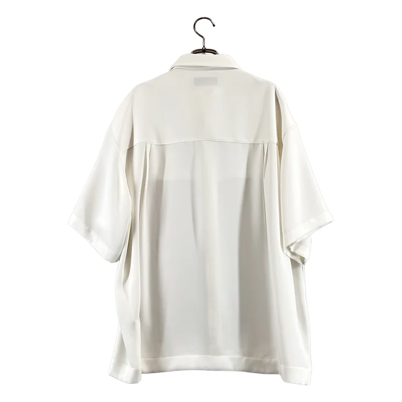 CULLNI / クルニ | Double Satin Removal collar Shirt シャツ | 2 | メンズ