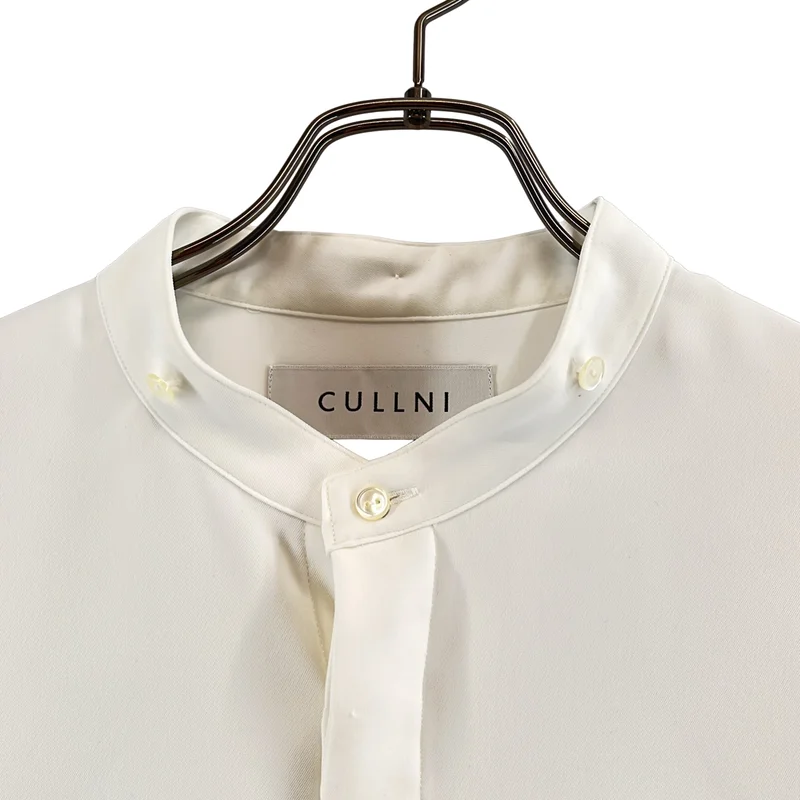 CULLNI / クルニ | Double Satin Removal collar Shirt シャツ | 2 | メンズ