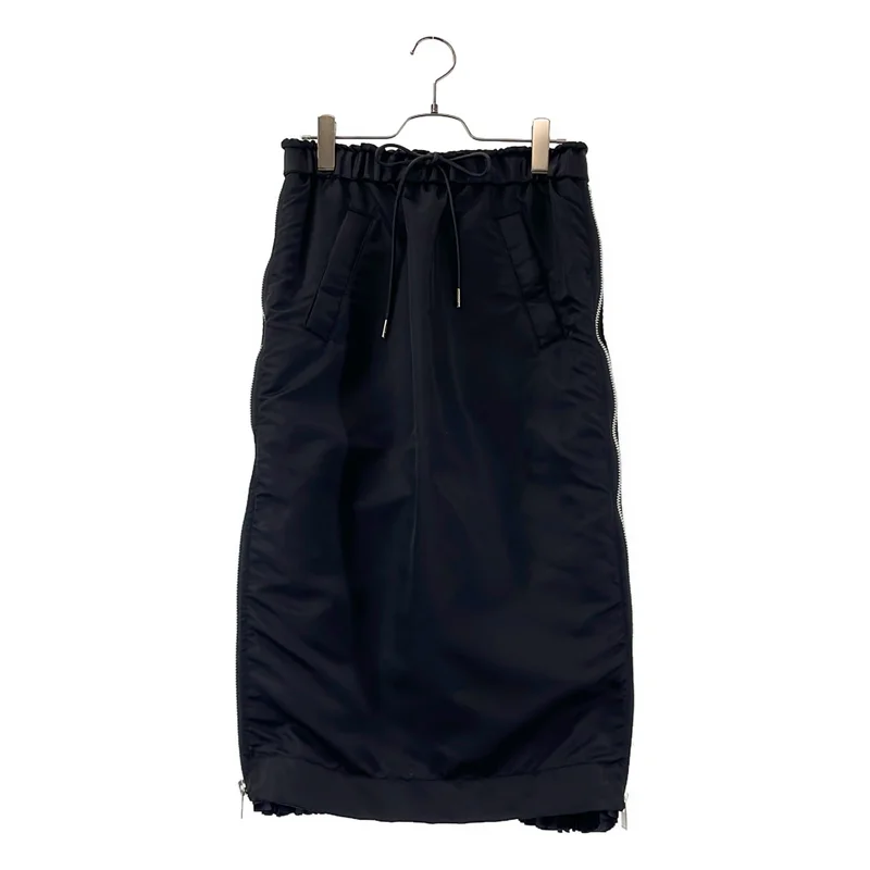 sacai / サカイ | Nylon Twill Skirt / ナイロン プリーツ スカート | 2 | レディース