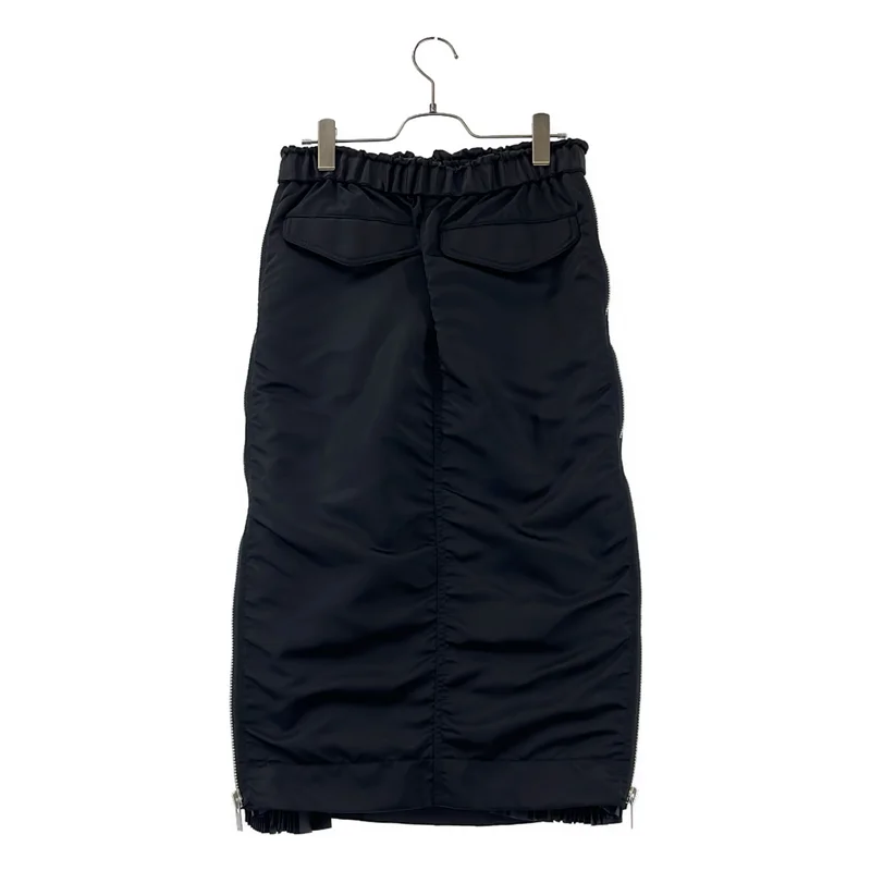 sacai / サカイ | Nylon Twill Skirt / ナイロン プリーツ スカート | 2 | レディース