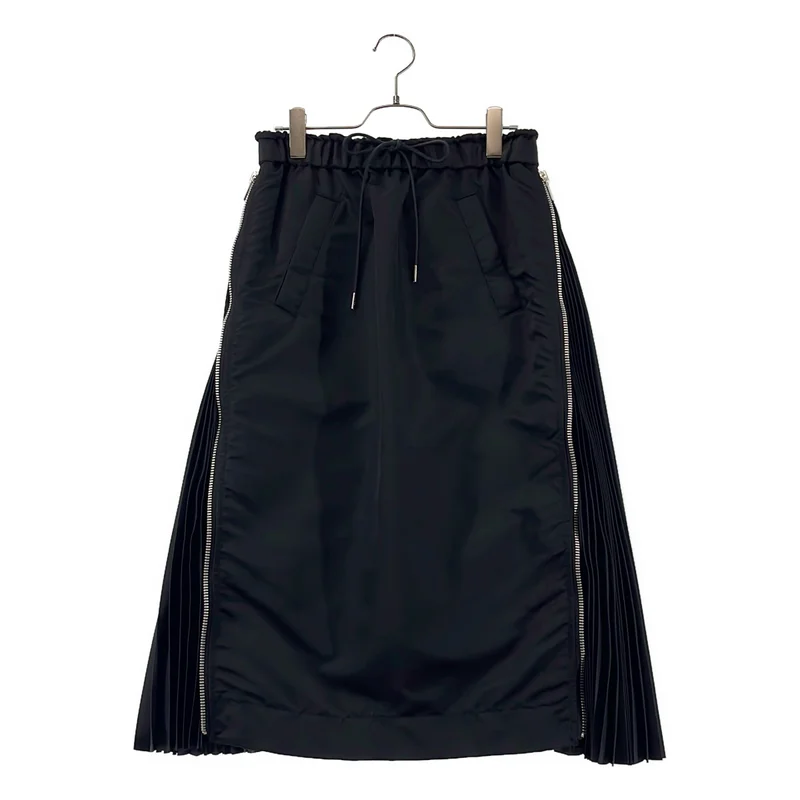 sacai / サカイ | Nylon Twill Skirt / ナイロン プリーツ スカート | 2 | レディース