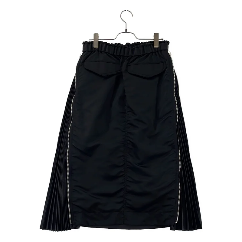 sacai / サカイ | Nylon Twill Skirt / ナイロン プリーツ スカート | 2 | レディース