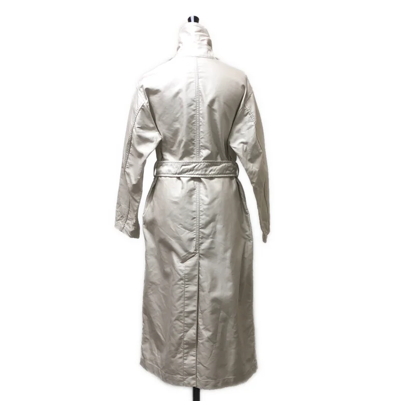 steven alan / スティーブンアラン | COTTON MOLESKIN P-LONG COAT トレンチ コート | S | レディース