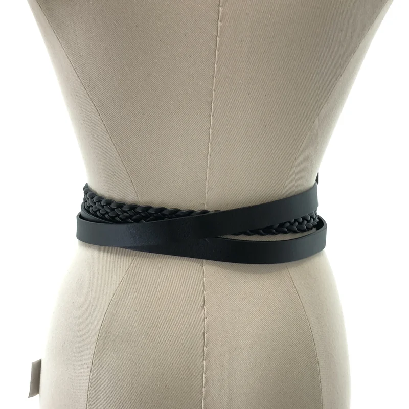 MAX MARA STUDIO / マックスマーラステュディオ | レザー メッシュ ナローベルト |