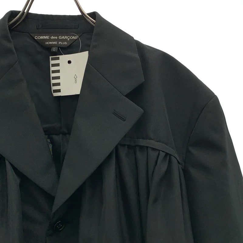 COMME des GARCONS HOMME PLUS / コムデギャルソンオムプリュス | 2024SS | カーテンプリーツ デザイン ジャケット | L | メンズ
