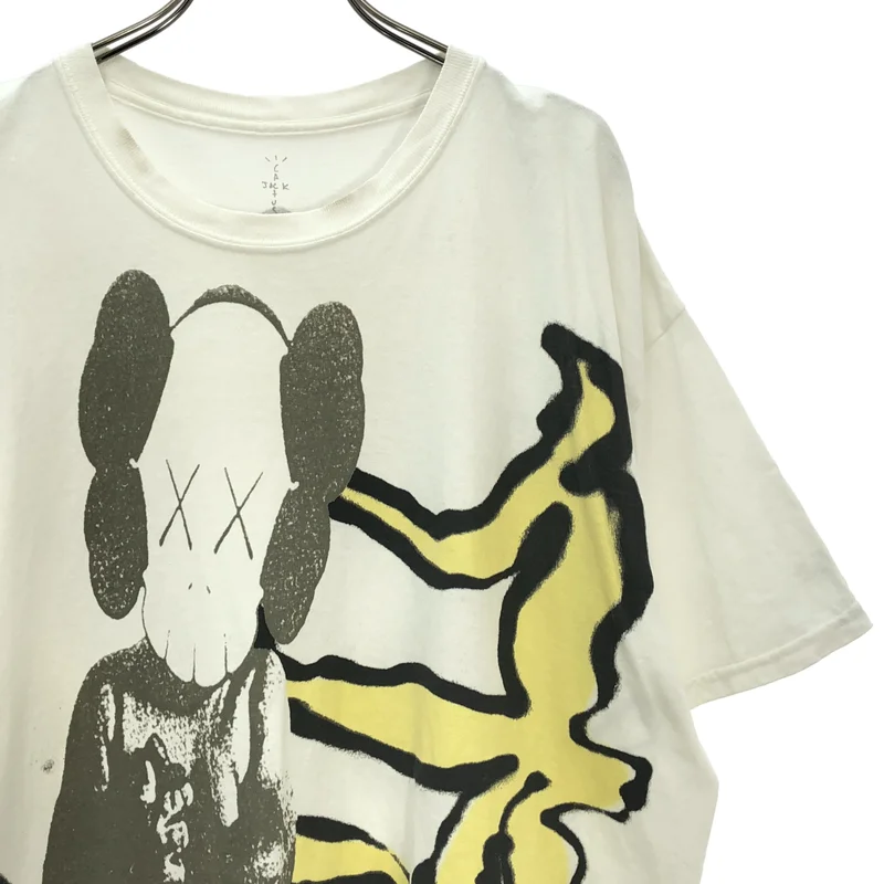 CACTUS JACK / カクタスジャック | × KAWS × FRAGMENT DESIN / プリントTシャツ | L | メンズ