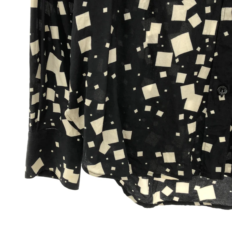 SAINT LAURENT PARIS / サンローランパリ | シルク 総柄 シャツ_長袖 340855 | 37 | メンズ