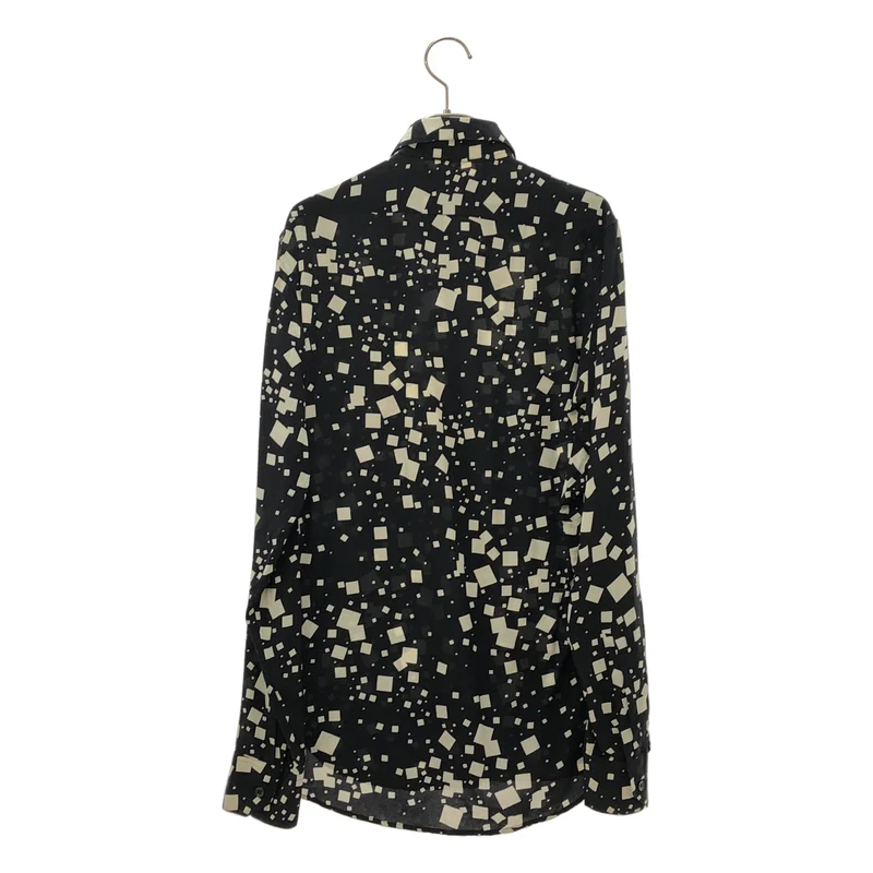 SAINT LAURENT PARIS / サンローランパリ | シルク 総柄 シャツ_長袖 340855 | 37 | メンズ