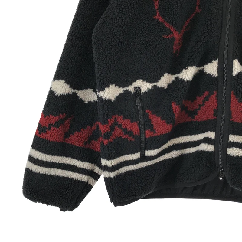 【美品】  South2West8 S2W8 / サウスツーウエストエイト | Piping Parka ボア ジップパーカー ジャケット | M | ブラック | メンズ South2West8 S2W8 / サウスツーウエストエイト | Piping Parka ボア