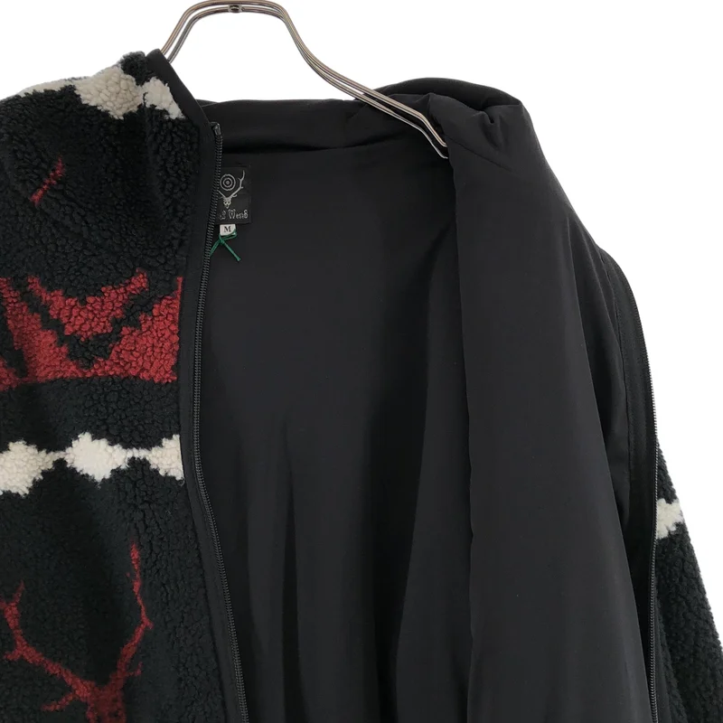 South2West8 S2W8 / サウスツーウエストエイト | Piping Parka ボア ジップパーカー ジャケット | M | メンズ
