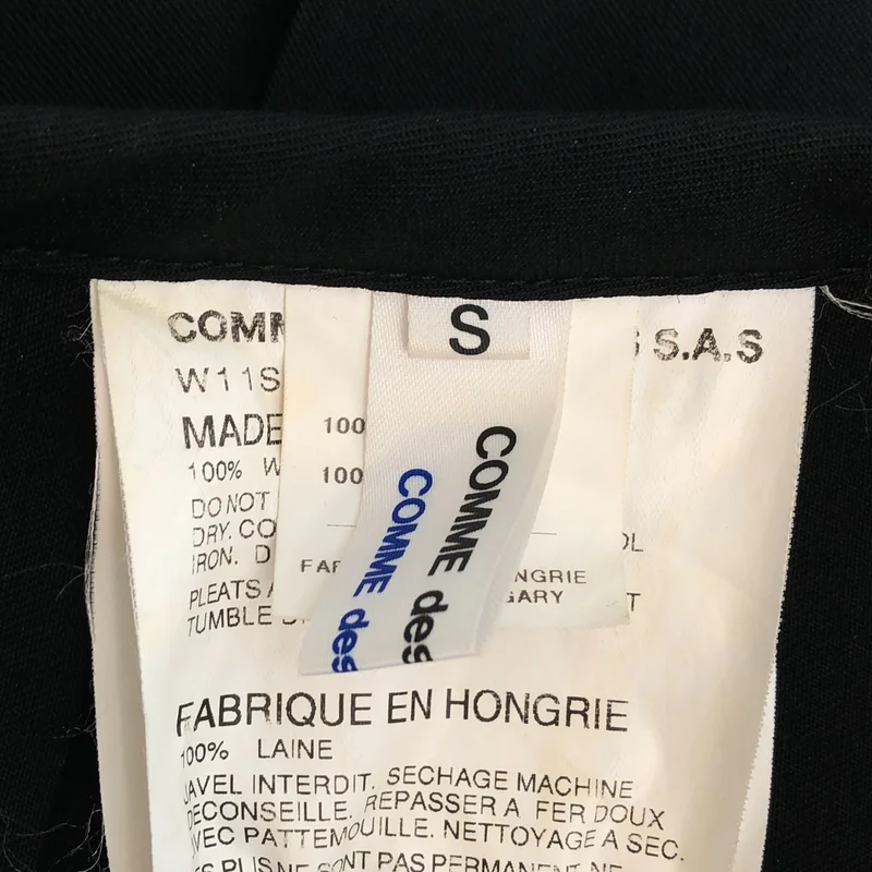 COMME des GARCONS COMME des GARCONS / コムコム | ウール プリーツスカート | S | レディース